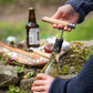 Opinel No.10 Beech Pocket Knife with Corkscrew & Bottle Opener