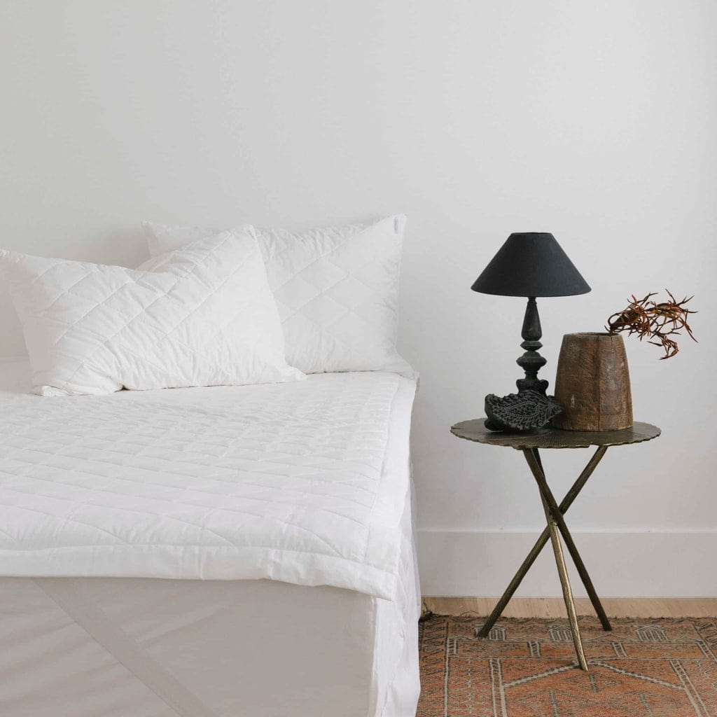 Organic Cotton Quilted Mattress Protectors Single