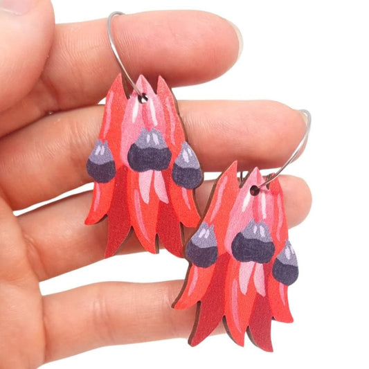 Pixie Nut & Co Sturt Pea Earrings