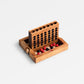 Planet Finska Four-in-a-Row Travel Wooden Game