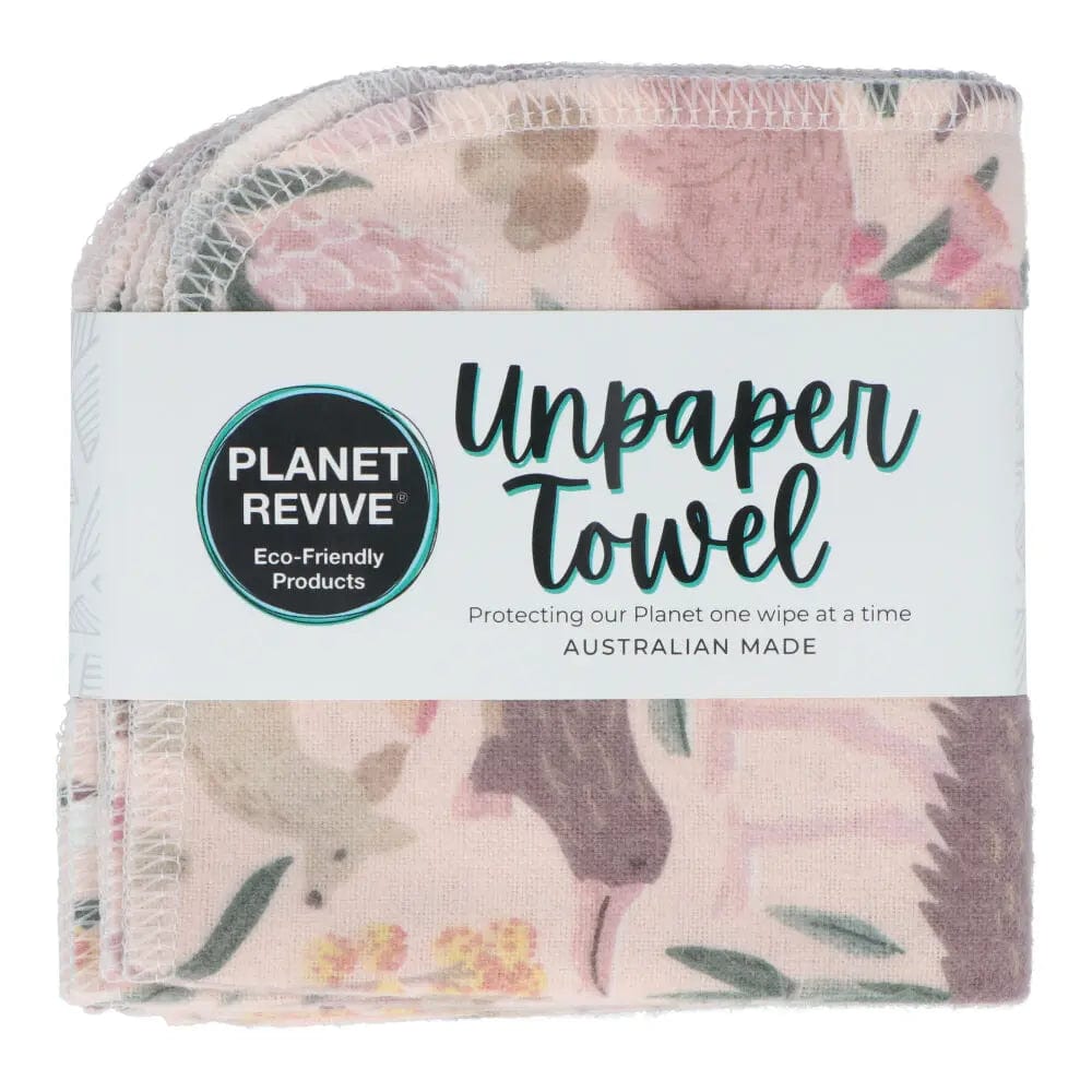 Buy Revive Unpaper Towels Pack of 6 (choose design) Biome