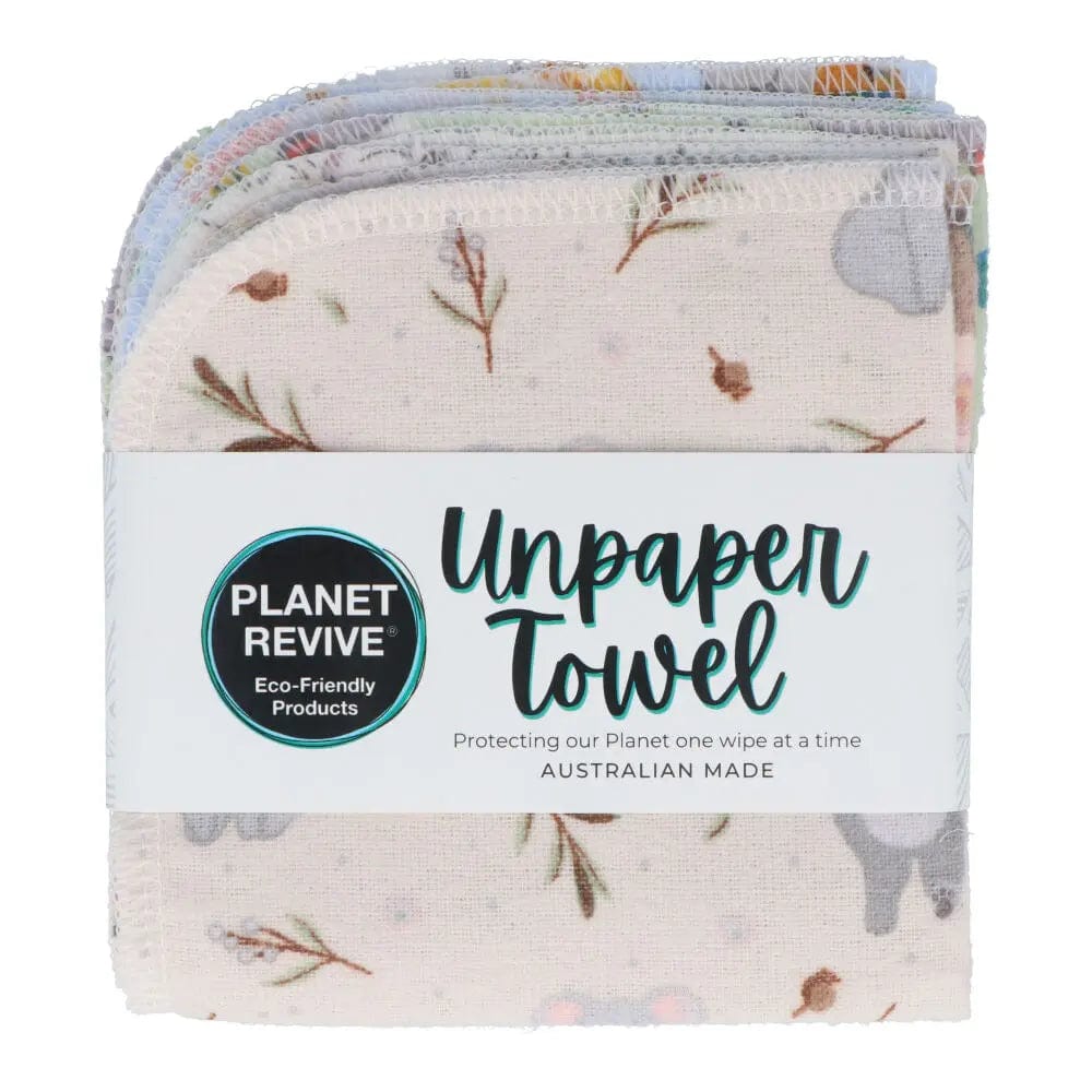 Buy Revive Unpaper Towels Pack of 6 (choose design) Biome