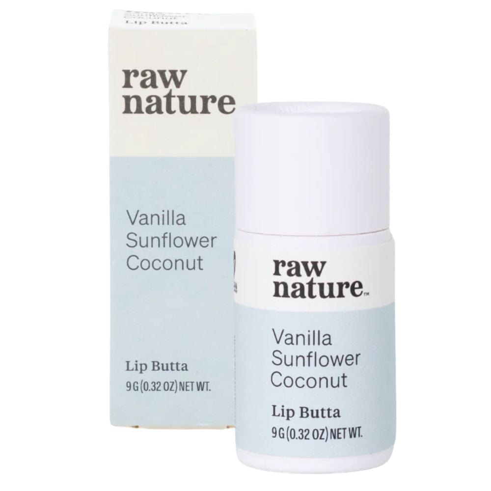 Raw Nature Lip Butta 9g - Vanilla, Sunflower & Coconut