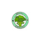 Red Parka Enamel Pin - Broccoli Enthusiast