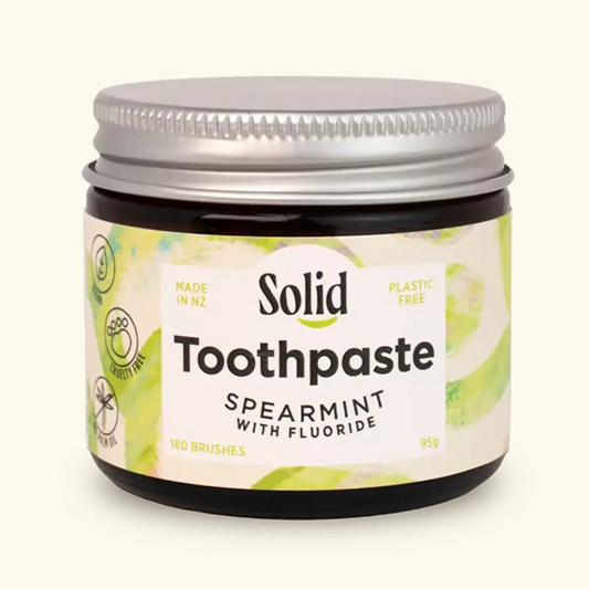 Solid Toothpaste with Fluoride 95g - Spearmint