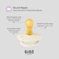Bibs Round Natural Dummy Pacifier - Urban Garden - Bumblebee Mushroom Mix