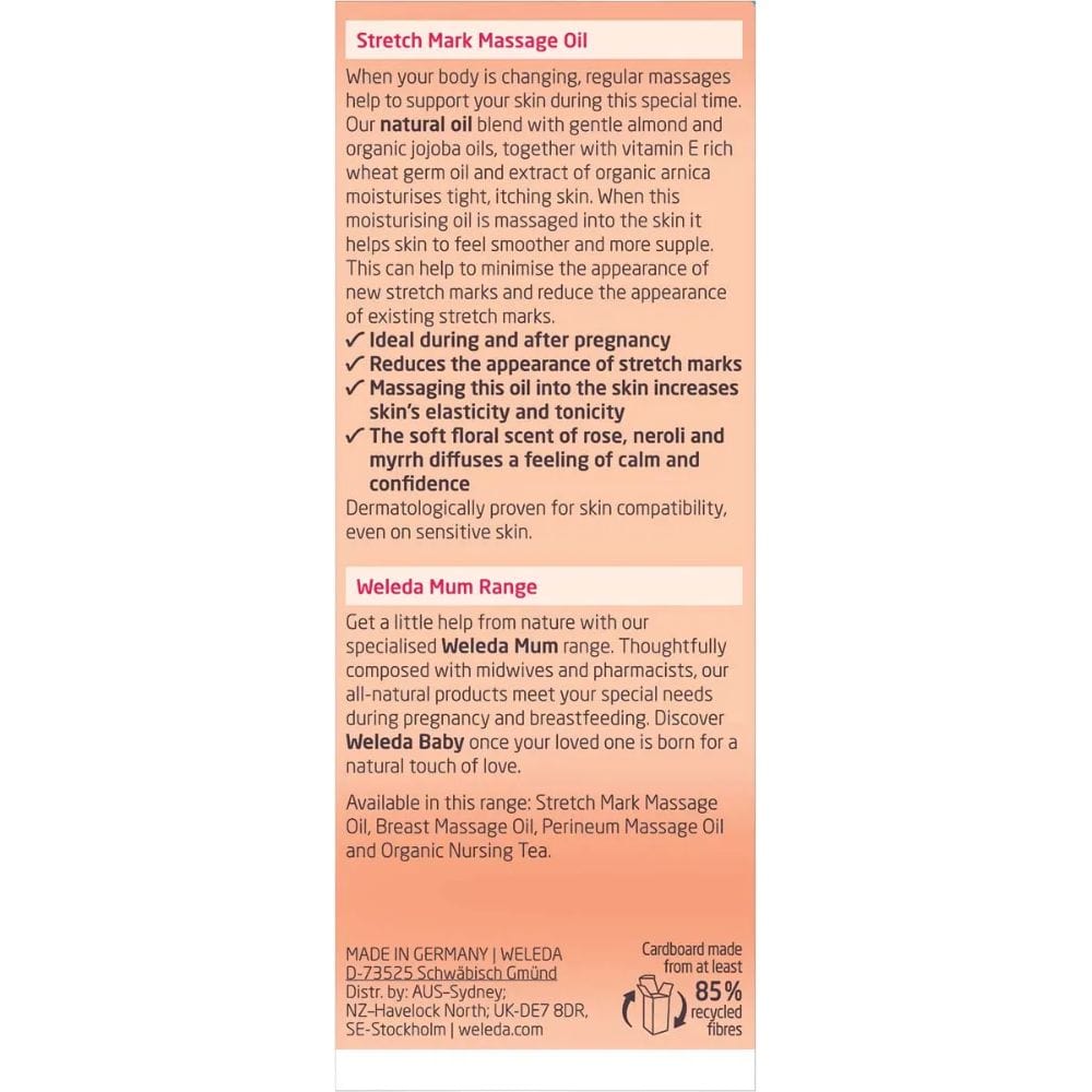 Weleda Stretch Mark Massage Oil 100ml