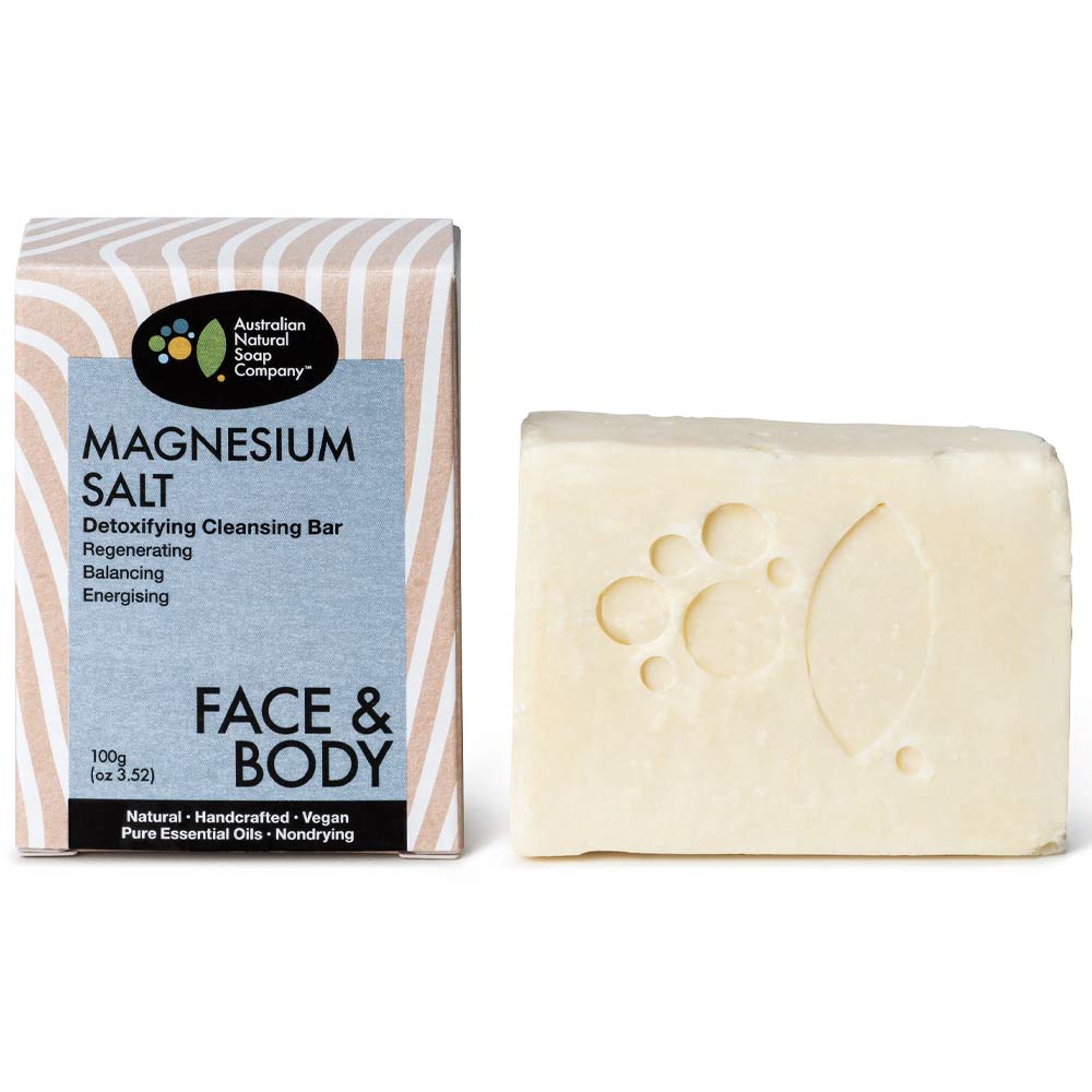 Australian Natural Soap Company Face & Body Bar - Magnesium Salt