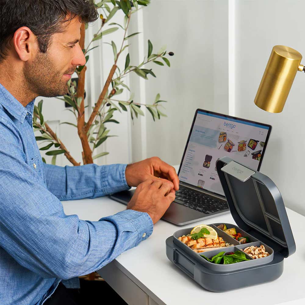 Bentgo Modern Leak Resistant Bento Lunchbox - Dark Grey
