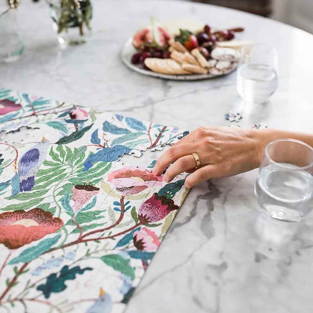 Bespoke Letterpress Limited Edition 500 Piece Puzzle - Bird Twig