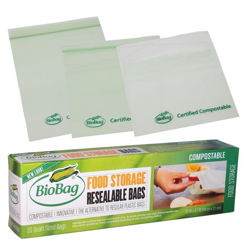 Soclean Food Bags BioBag Resealable Food Storage Bags (20)