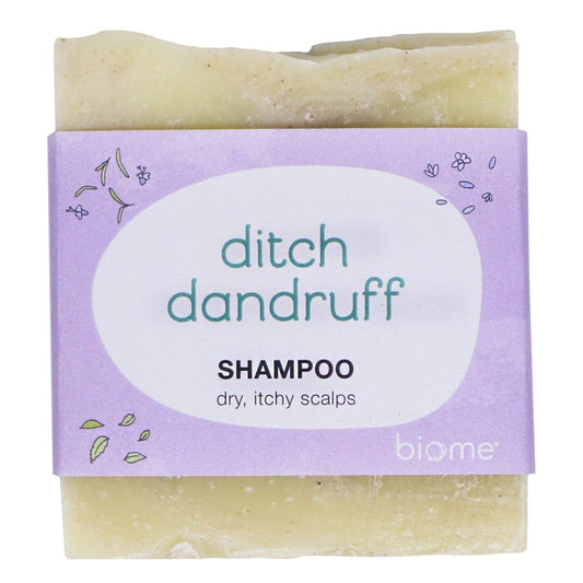 Biome Shampoo Bar 110g - Ditch Dandruff (Dry, Itchy Scalps)