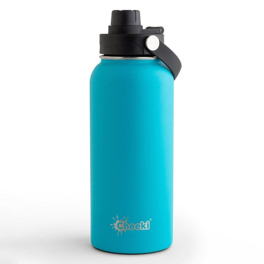 Cheeki Insulated Adventure Bottle 1L - Aqua