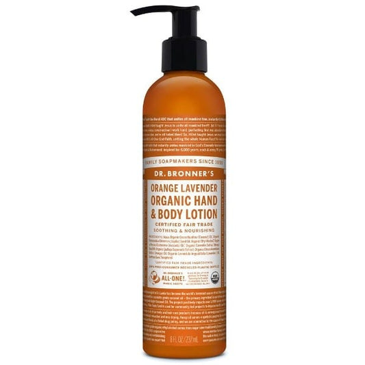 Dr. Bronner's Hand & Body Lotion 237ml - Orange Lavender