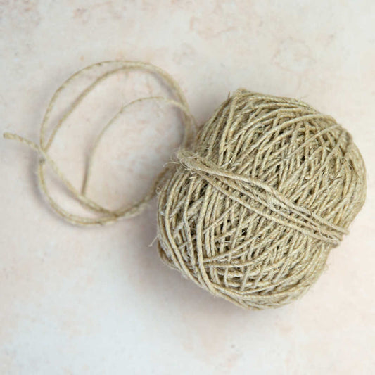 Earth Greetings Fair Trade Handspun Hemp Twine 50m - Natural