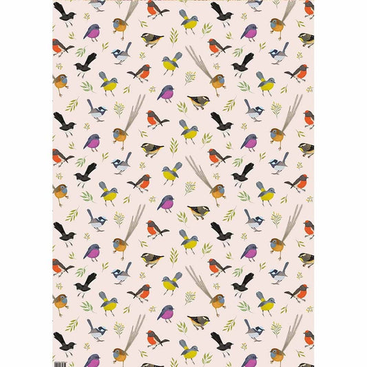 Earth Greetings Wrapping Paper - Little Birdies