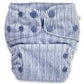 EcoNaps Modern Cloth Nappy - Indigo Pinstripe