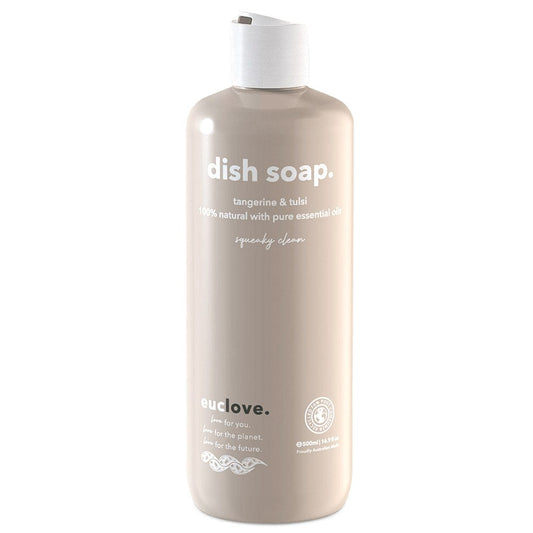 Euclove Dish Soap 500ml - Tangerine & Tulsi