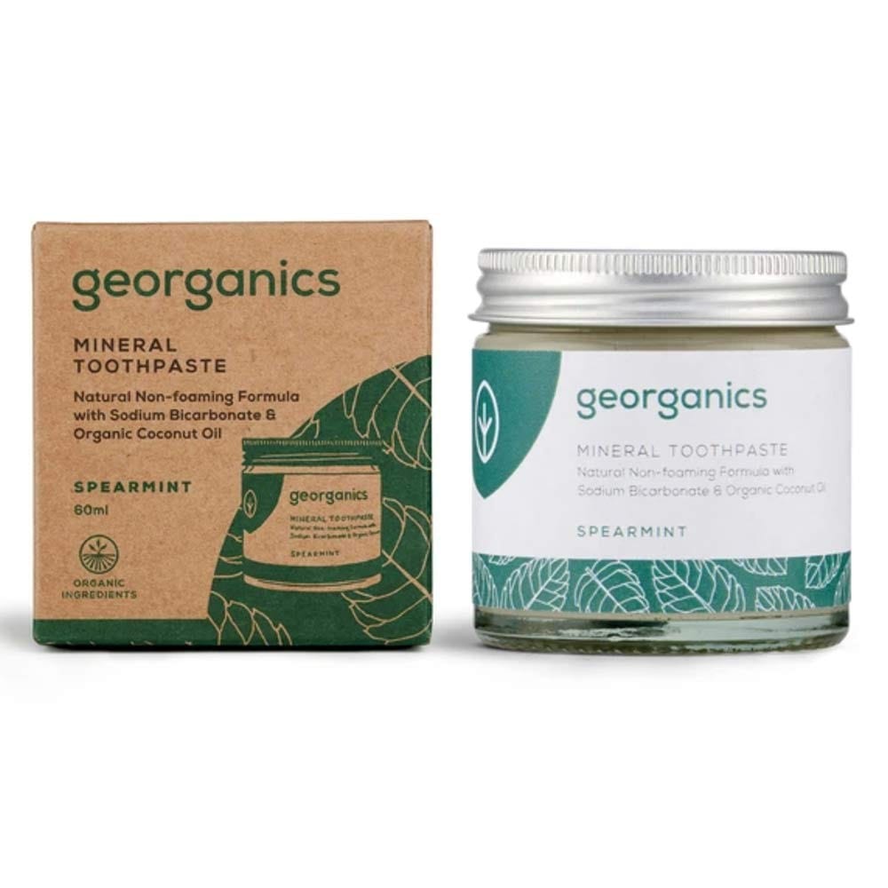 Buy Georganics Natural Mineral-Rich Toothpaste 60ml - Spearmint – Biome ...