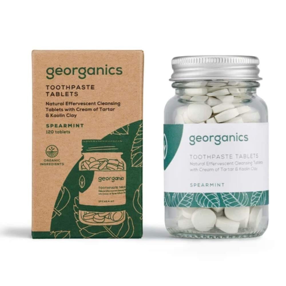 Georganics Natural Toothpaste Toothtablets (120 tabs) - Spearmint