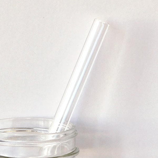 Clear Reusable 8mm Glass Drinking Straw - China Glass Straw and