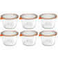 Jar Weck Tapered 370ml - set of 6