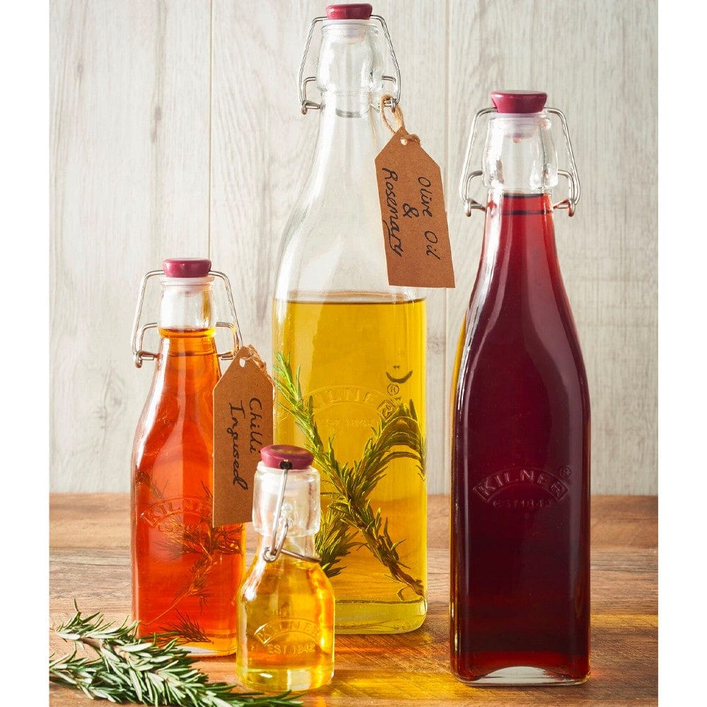 Kilner Clip Top Preserve Bottle Square sides 550ml