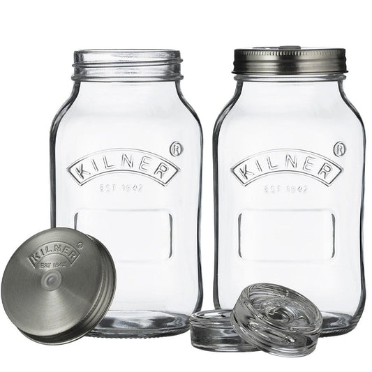 Kilner Fermentation Jar 1L Set of 2