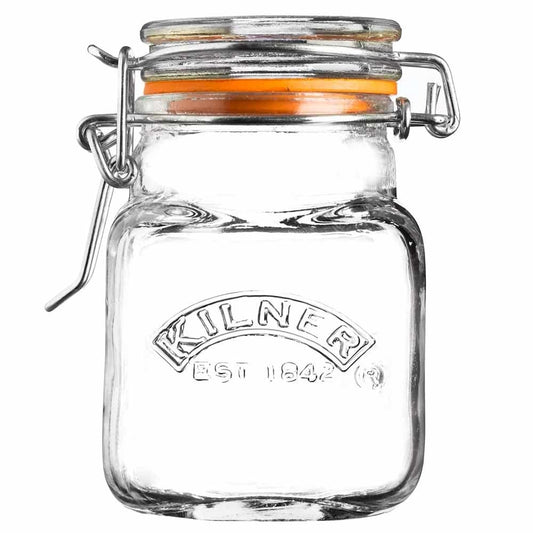 Kilner Square Clip Top Jar Set of 12 - 70ml