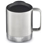 Klean Kanteen Insulated Camp Mug Tumbler Lid 12oz 355ml - Brushed Stainless