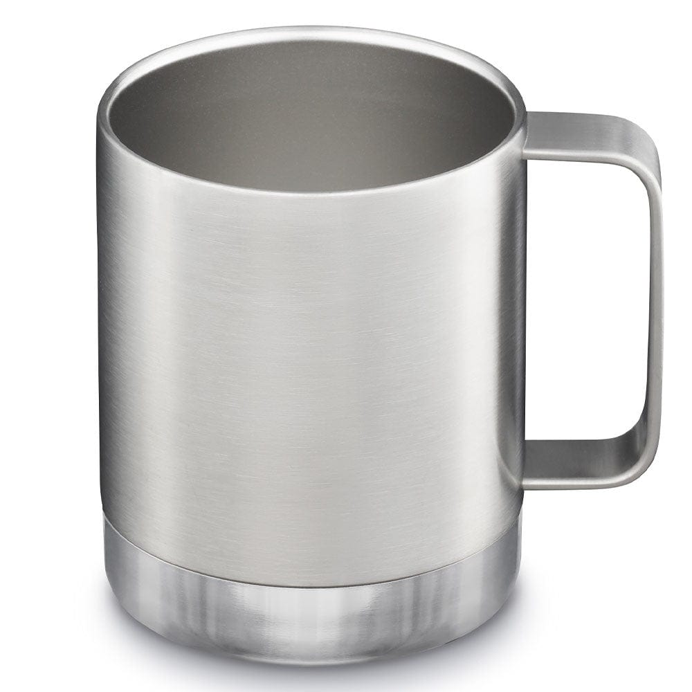 Klean Kanteen Insulated Camp Mug Tumbler Lid 12oz 355ml - Brushed Stainless