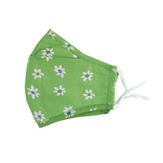 Komodo Kids Face Mask - Green Daisy