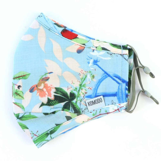 Komodo Reusable Face Mask - Blue Floral