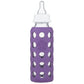 Lifefactory Glass Baby Bottle 265ml - Grape