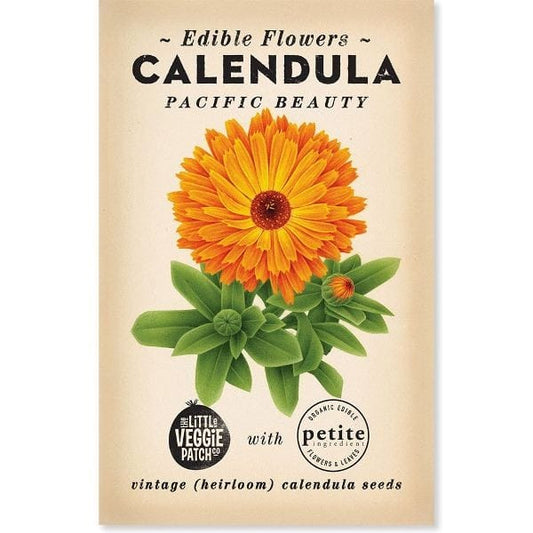 Little Veggie Patch Heirloom Seeds - Calendula 'Pacific Beauty'