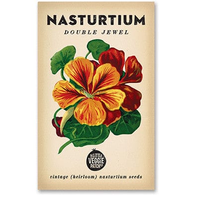 Little Veggie Patch Heirloom seeds - nasturtium double jewel