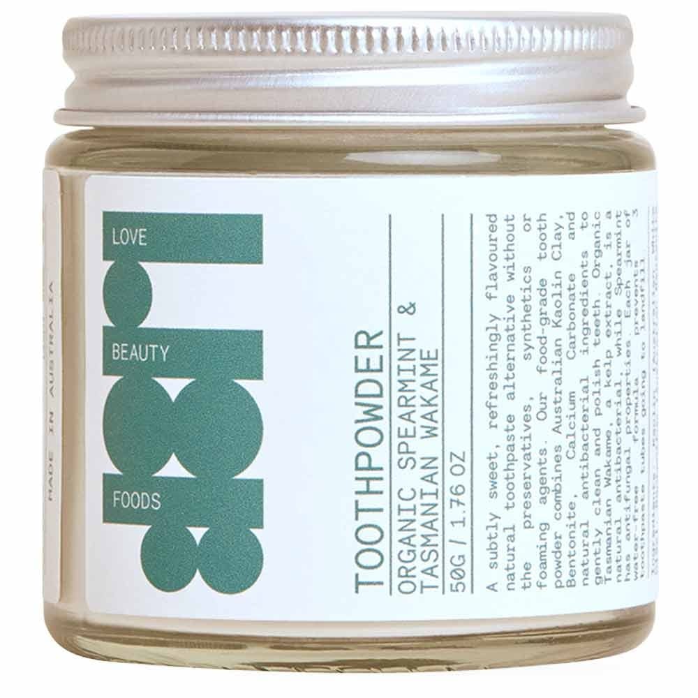 Love Beauty Foods Tooth Powder 50g - Spearmint & Tasmanian Wakame