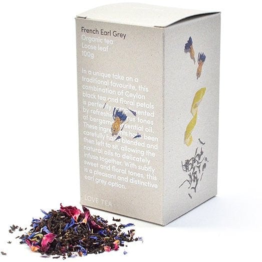 Love Tea Organic Loose Leaf Tea 100g - French Earl Grey