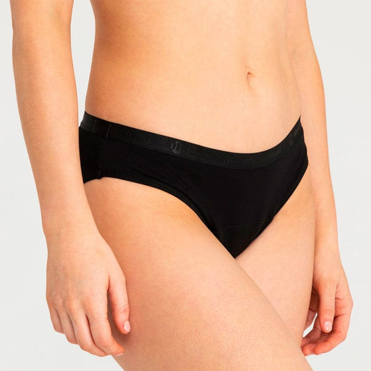 Buy Modibodi Vegan Bikini Period Undies Light/Moderate - Black – Biome New  Zealand Online