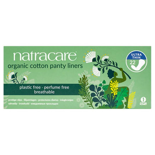 Natracare Organic Cotton Panty Liners 22pk - Ultra Thin