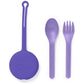 Omie Fork, Spoon & Pod Set - Lilac