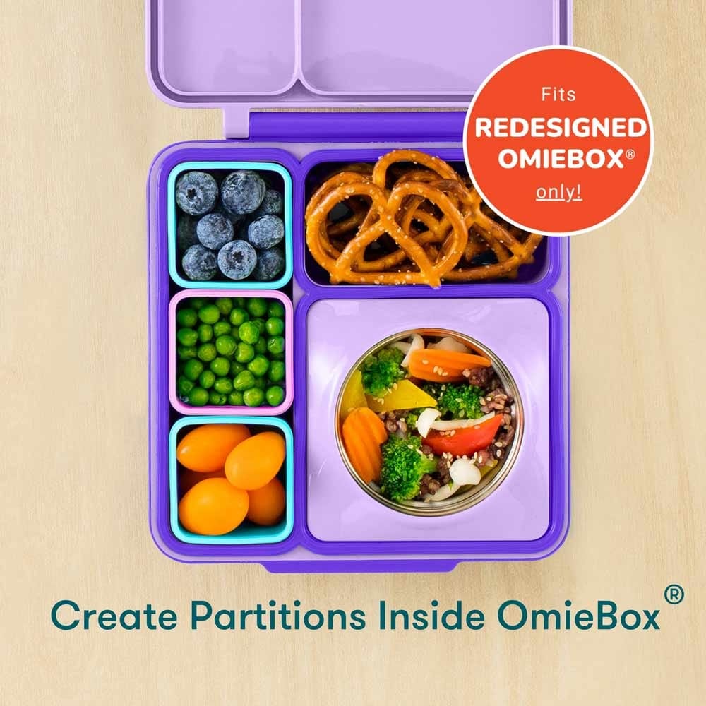 OmieDip Containers 2pk - Pink & Teal