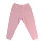 Organic Nights Children's Rib-Knit Long Pyjama Set - Cameo Pink