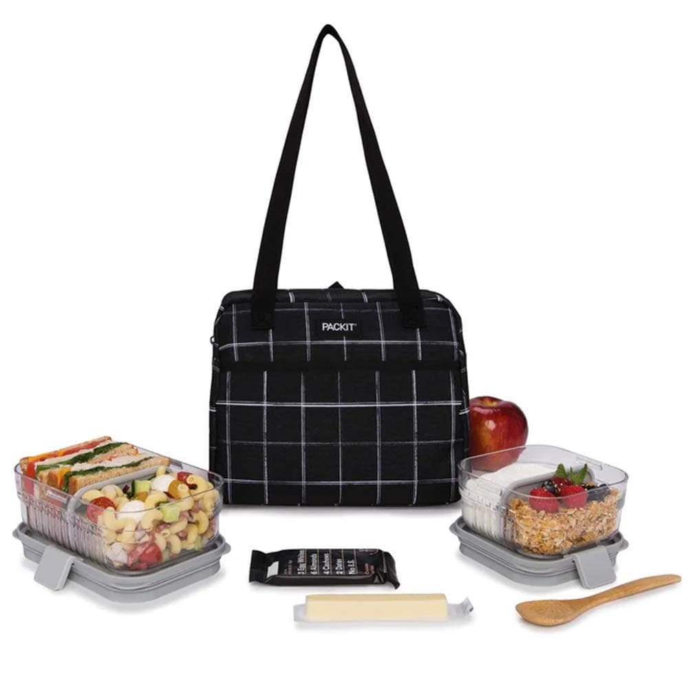 PackIt Freezable Hampton Lunch Bag - Grid