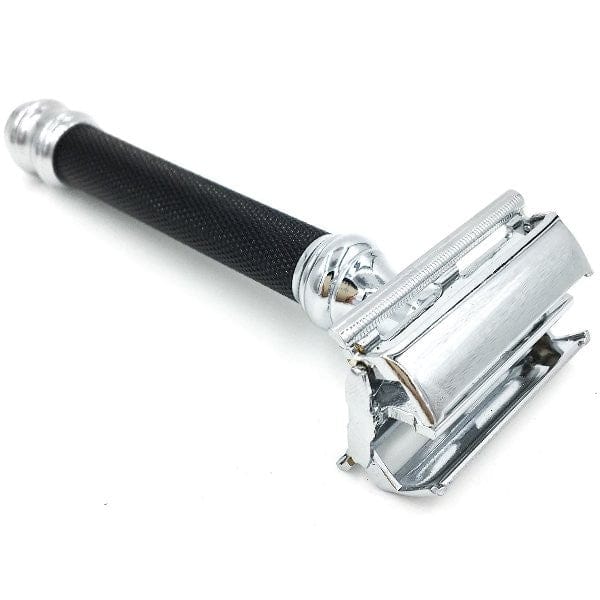 Parker 76R Butterfly Safety Razor + Blades - Black
