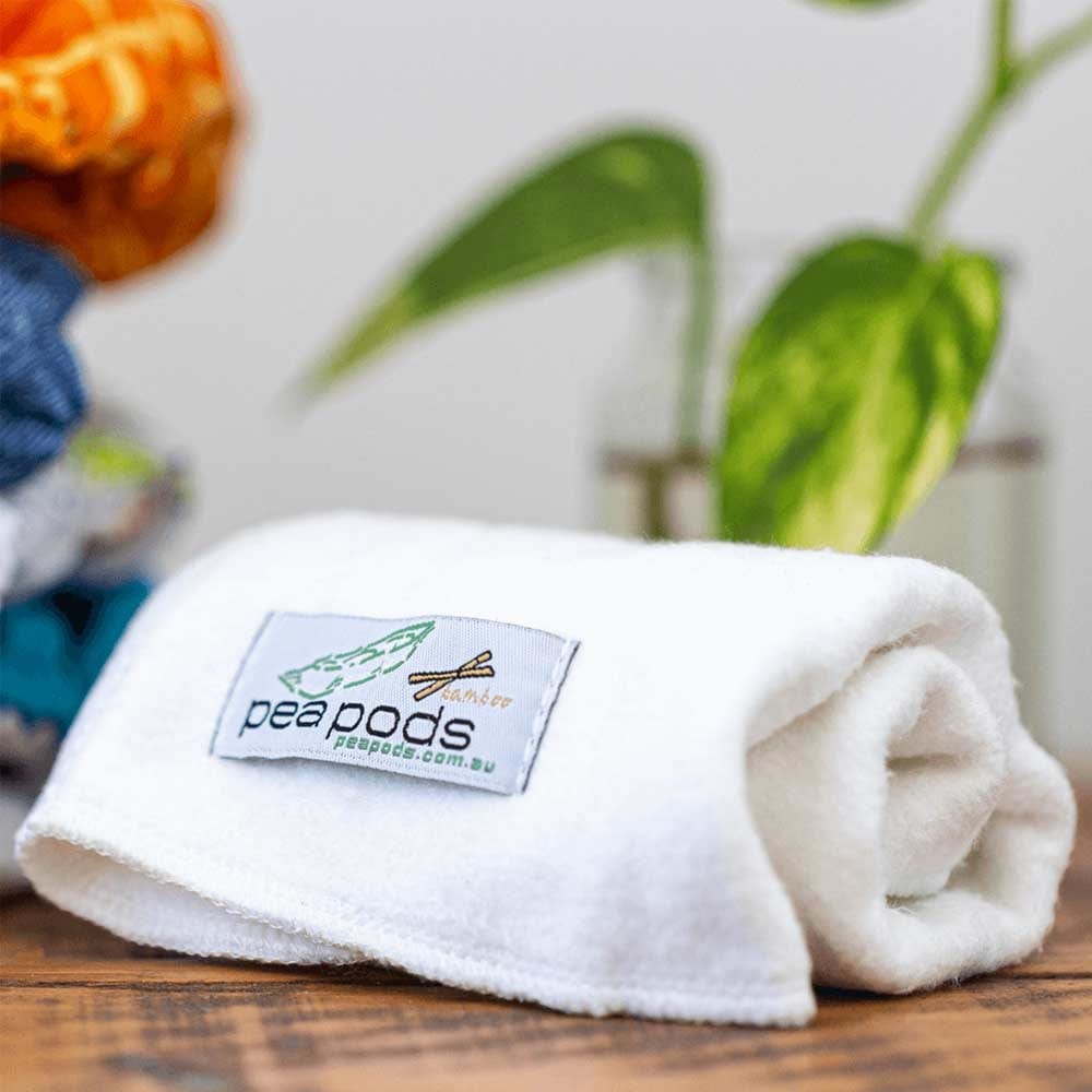 Pea Pods Reusable Bamboo Absorber