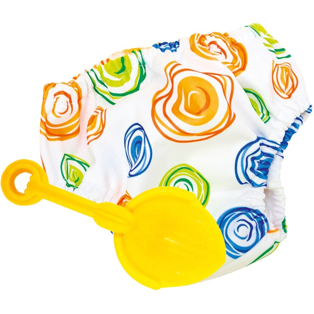 Pea Pods Swimmer Nappy - Swirl Print