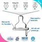 Pura Kiki Natural Vent Teat - Med Flow