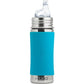 Pura Kiki Stainless Steel Sippy Bottle 325ml - Aqua
