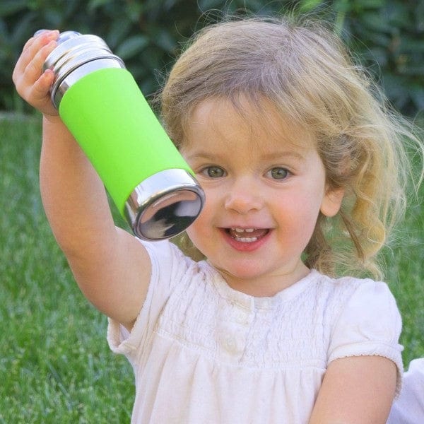 Pura Kiki Stainless Steel Sippy Bottle 325ml - Aqua